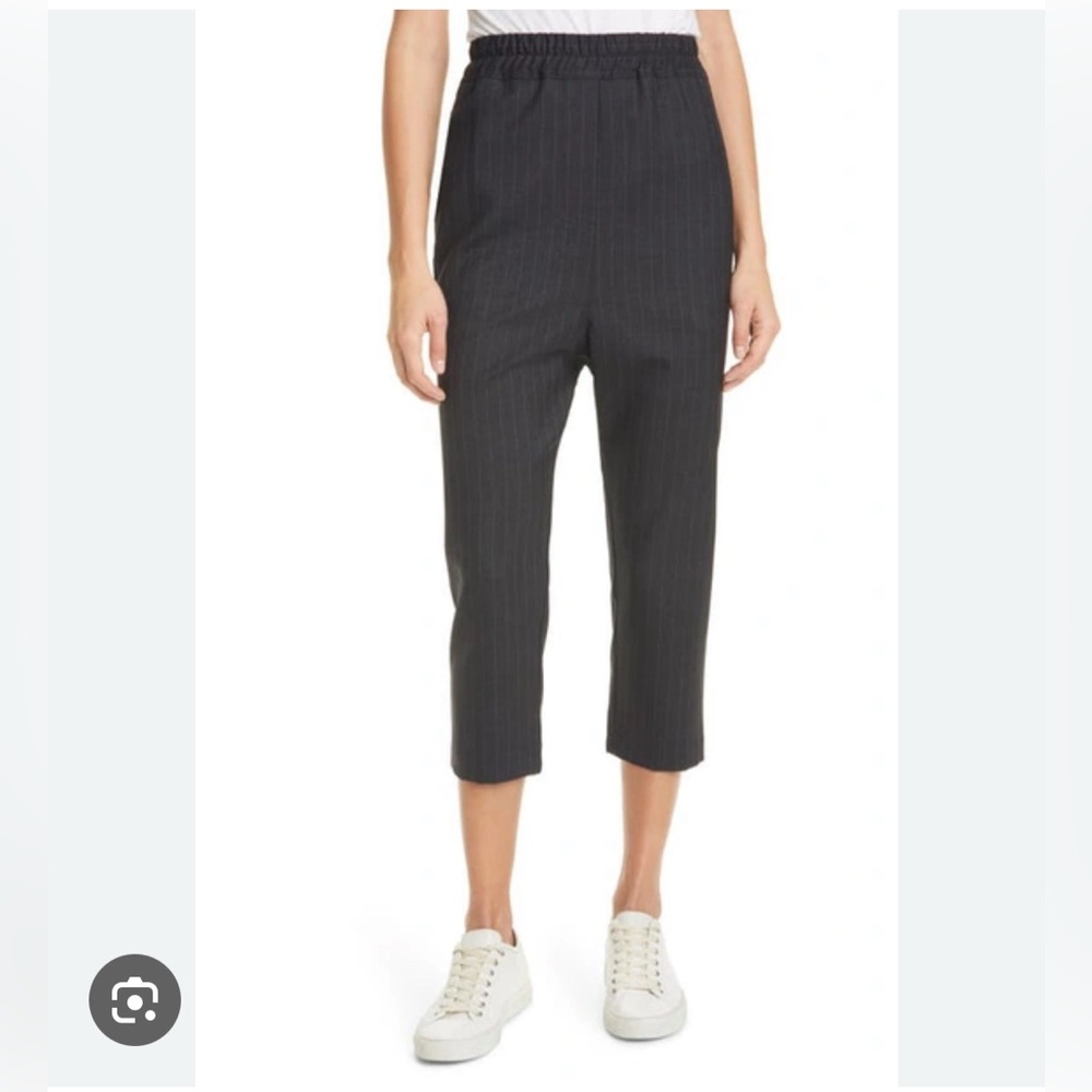 Nili Lotan Paris Cropped Stretch-wool Twill Pants size XS